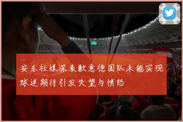 安东社媒深表歉意德国队未能实现球迷期待引发失望与愤怒